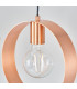 Hoop 1 Light Ceiling Pendant Brushed Copper-6