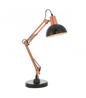 Marshall 1 Light Table Light Bronze & Satin Black