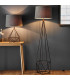 Apollo 1 Light Table Light Aged Copper & Grey Fabric-2
