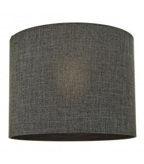 Sara 1 Light Shade Light Charcoal Fabric
