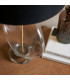 Gideon 1 Light Table Light Clear Glass & Antique Brass Plate-6