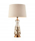 Samuel 1 Light Table Light Vintage White & Hammered Volcano Ombre Foil