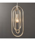 Meera 1 Light Ceiling Pendant Antique Silver Leaf-1