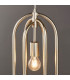 Meera 1 Light Ceiling Pendant Antique Silver Leaf-3