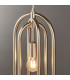 Meera 1 Light Ceiling Pendant Antique Silver Leaf-4