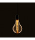 Accessory Tinted Amber Glass & Brass Plate Bulb IP20 - E27-1