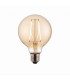Accessory Tinted Amber Glass & Brass Plate Bulb IP20 - E27