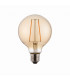 Accessory Tinted Amber Glass & Brass Plate Bulb IP20 - E27-2