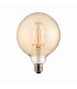 Accessory Tinted Amber Glass & Brass Plate Bulb IP20 - E27