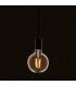 Accessory Tinted Amber Glass & Brass Plate Bulb IP20 - E27-4