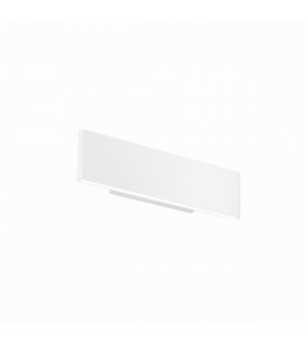 Bodhi Integrated LED Wall Textured Matt White Paint & Frosted Acrylic 2 Light Dimmable IP20