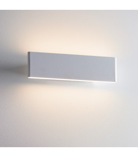 Bodhi Integrated LED Wall Textured Matt White Paint & Frosted Acrylic 2 Light Dimmable IP20-1