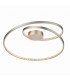 Eternity Integrated LED Flush Matt Nickel Plate & Crystal (K5) Detail Dimmable IP20
