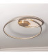 Eternity Integrated LED Flush Matt Nickel Plate & Crystal (K5) Detail Dimmable IP20-1