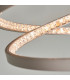 Eternity Integrated LED Flush Matt Nickel Plate & Crystal (K5) Detail Dimmable IP20-3