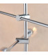 Rubens Pendant Chrome Effect Plate 6 Light Dimmable IP20 - E27-3