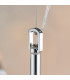 Rubens Pendant Chrome Effect Plate 6 Light Dimmable IP20 - E27-4