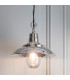 Langley Dome Pendant Bright Nickel Plate & Clear Glass 1 Light Dimmable IP20 - E27-2