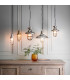 Langley Dome Pendant Bright Nickel Plate & Clear Glass 1 Light Dimmable IP20 - E27-5