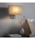 Issac Wall Matt Nickel Plate 1 Light Dimmable IP20 - E27-2