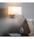 Issac Wall Matt Nickel Plate 1 Light Dimmable IP20 - E27-3