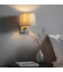 Issac Wall Matt Nickel Plate 1 Light Dimmable IP20 - E27