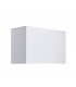Rectangular Shade Vintage White Fabric 1 Light IP20 - E27