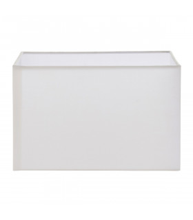Rectangular Shade Vintage White Fabric 1 Light IP20 - E27-1