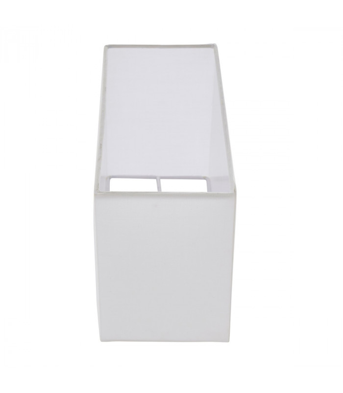 Rectangular Shade Vintage White Fabric 1 Light IP20 - E27-2