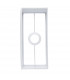 Rectangular Shade Vintage White Fabric 1 Light IP20 - E27-3