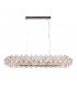 Marella Pendant Bright Nickel Plate & Clear Glass 8 Light Dimmable IP20 - E14