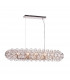 Marella Pendant Bright Nickel Plate & Clear Glass 8 Light Dimmable IP20 - E14-5