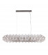 Marella Pendant Bright Nickel Plate & Clear Glass 8 Light Dimmable IP20 - E14-6