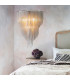 Loire Pendant Bright Nickel Plate & Silver Effect Chain 7 Light Dimmable IP20 - E14-2