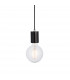 Otto Pendant Marble & Matt Black Paint 1 Light Dimmable IP20 - E27