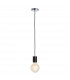Otto Pendant Marble & Matt Black Paint 1 Light Dimmable IP20 - E27