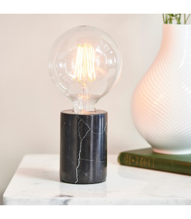 Otto Table Lamp Black Marble 1 Light IP20 - E27-1