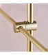 Rubens Pendant Satin Brushed Gold Effect Plate 6 Light Dimmable IP20 - E27-5