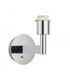 Owen Wall Chrome Effect Plate 1 Light Dimmable IP20 - E27 (Shade Sold Separately)