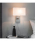 Owen Usb Wall Matt Nickel Plate 1 Light IP20 - E27 (Shade Sold Separately)-5