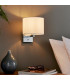 Issac Wall Chrome Effect Plate 1 Light Dimmable IP20 - E27-5