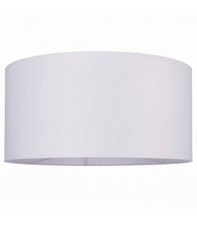 Cylinder Shade Vintage White Fabric 1 Light IP20 - E27