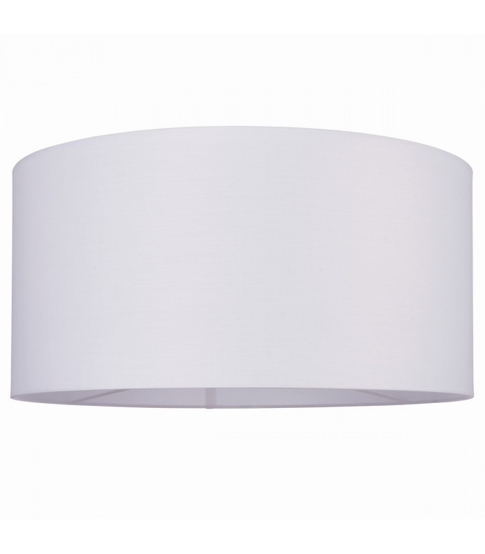 Cylinder Shade Vintage White Fabric 1 Light IP20 - E27