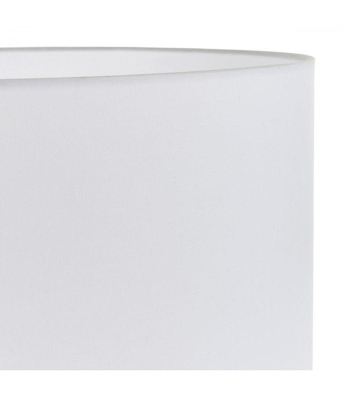 Cylinder Shade Vintage White Fabric 1 Light IP20 - E27-3