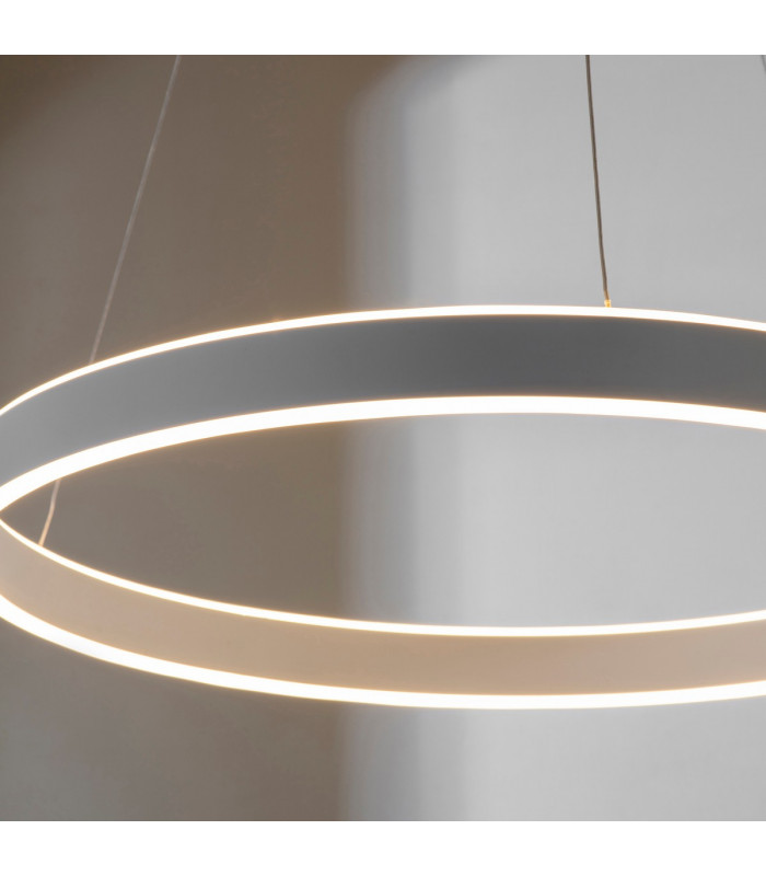 Gen Integrated LED Pendant Matt Nickel Plate & Frosted Acrylic 1 Light Dimmable IP20-2
