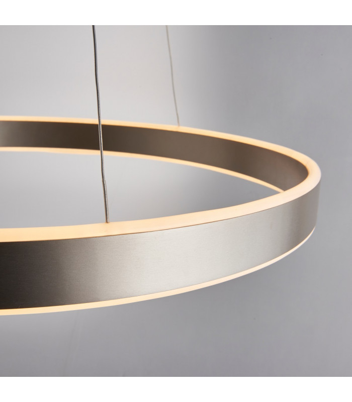 Gen Integrated LED Pendant Matt Nickel Plate & Frosted Acrylic 1 Light Dimmable IP20-3