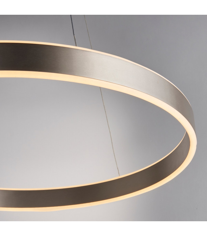 Gen Integrated LED Pendant Matt Nickel Plate & Frosted Acrylic 1 Light Dimmable IP20-5