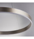 Gen Integrated LED Pendant Matt Nickel Plate & Frosted Acrylic 1 Light Dimmable IP20-6