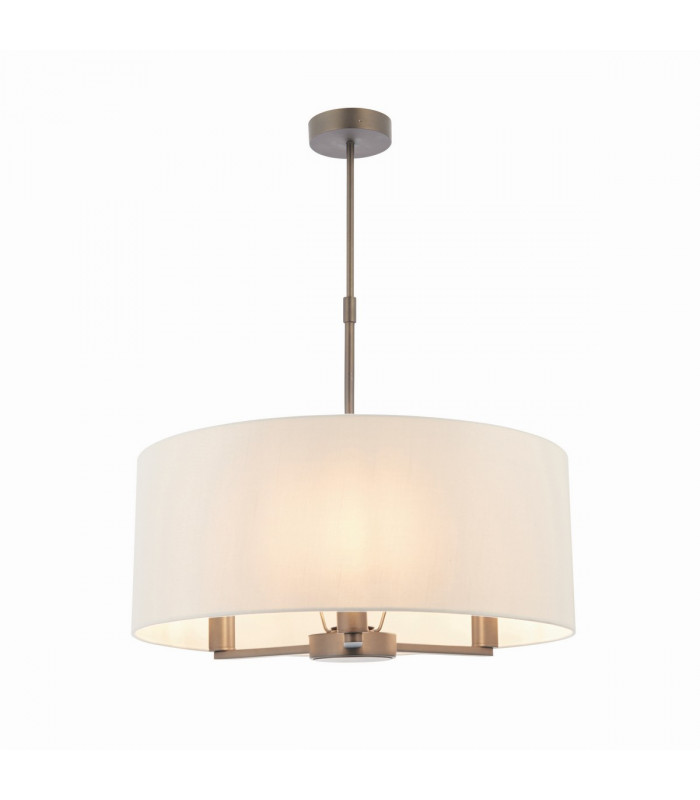 Daley Multi Arm Cylindrical Pendant Light Antique Bronze Plate