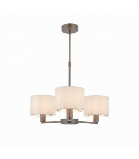 Daley Multi Arm Pendant Light Antique Bronze Plate
